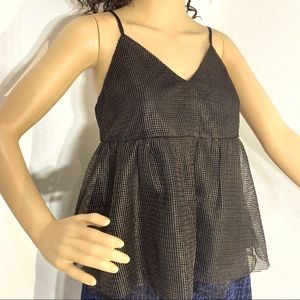 GIANNI BINI Top peplum size M